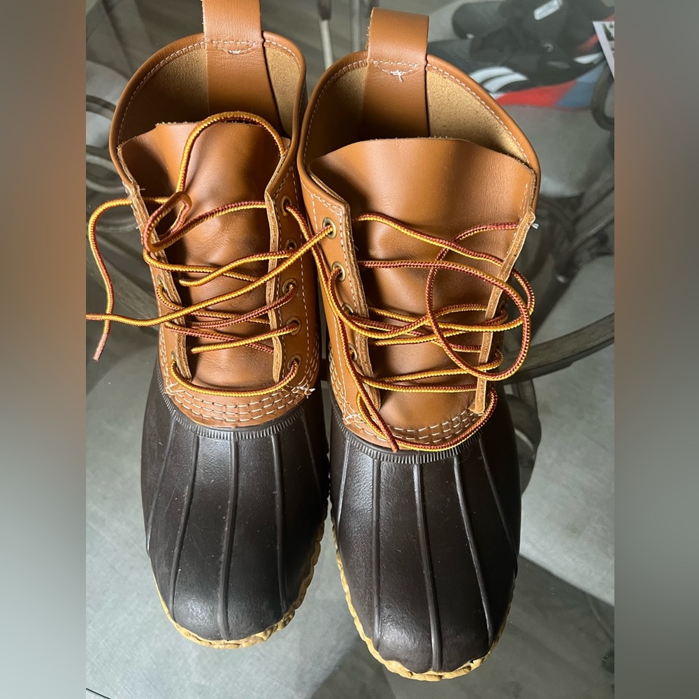LL Bean Duck Boot 6” Like new Sz 12